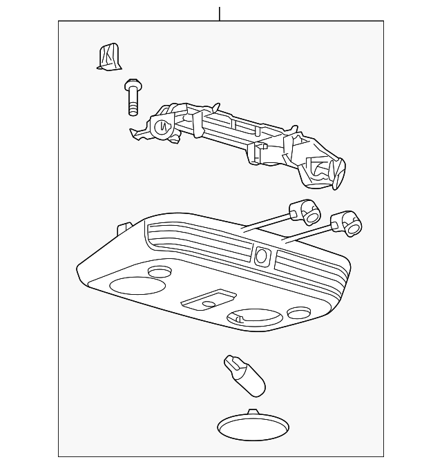 DR3Z-76519A70-CA Деталь OVERHEAD CONSOLE