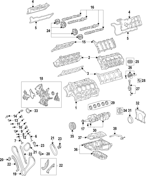 Engine for 2015 Toyota Sequoia #6