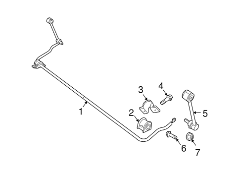 Wrangler STABILIZER BAR & COMPONENTS 2