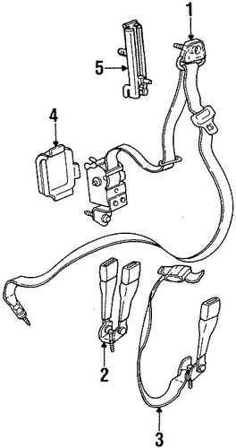 Grand Cherokee REAR SEAT BELTS