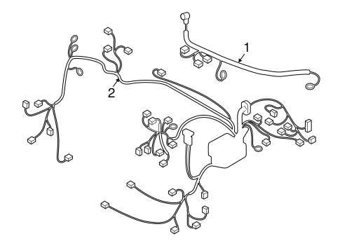 Wiring Harness for 2012 Mazda 2 #0