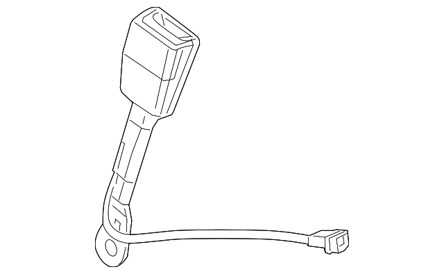 19257938 Деталь BUCKLE, LEFT