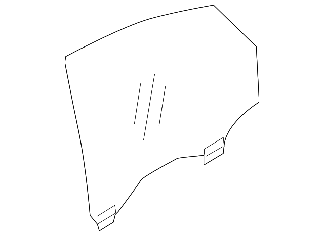 30716221 Деталь DOOR GLASS, RIGHT