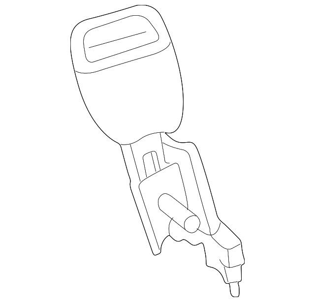 EVB104920LNF Деталь BUCKLE, LEFT