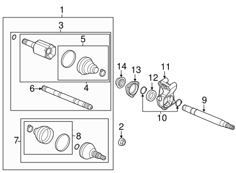 9-5 DRIVE AXLES