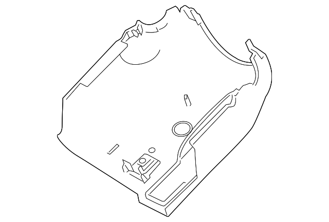 BE8Z-3530-AB LOWER SHROUD