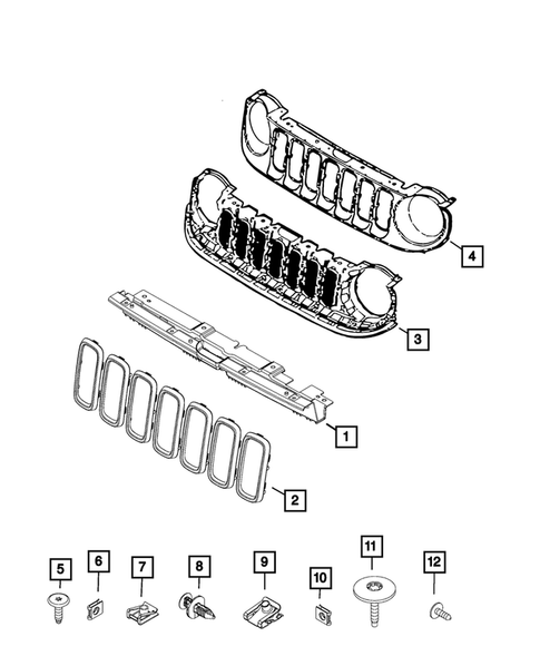 Grilles for 2015 Jeep Renegade #0