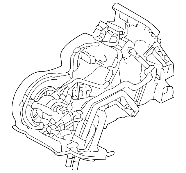 JEC500800 Деталь AC & HEATER ASSY