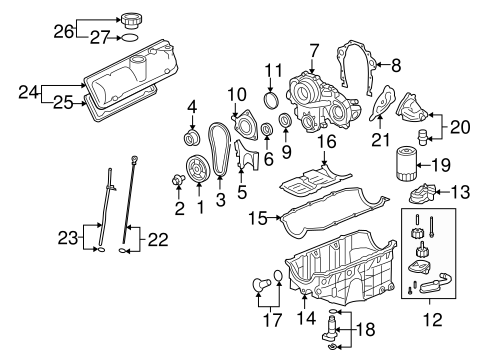 G6 ENGINE PARTS