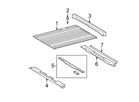 BODY/FLOOR - PICK UP BOX for 2013 Toyota Tundra #3