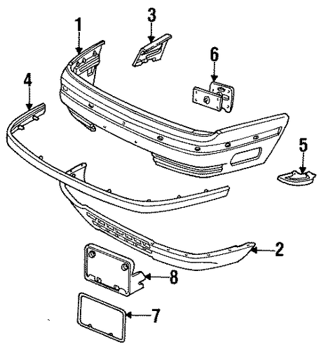 Taurus BUMPER & COMPONENTS - FRONT