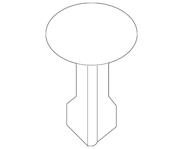 32009060 Деталь LAMP COVER CLIP, RIGHT