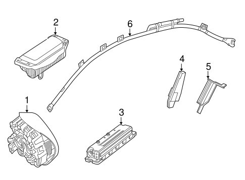 Air Bag Components for 2016 Mercedes-Benz C 450 AMG® #0