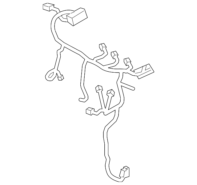 EU5Z-12A581-C Деталь ENGINE HARNESS