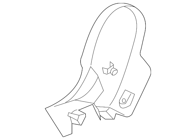 F1EZ-5861704-A SEAT FRAME, RIGHT