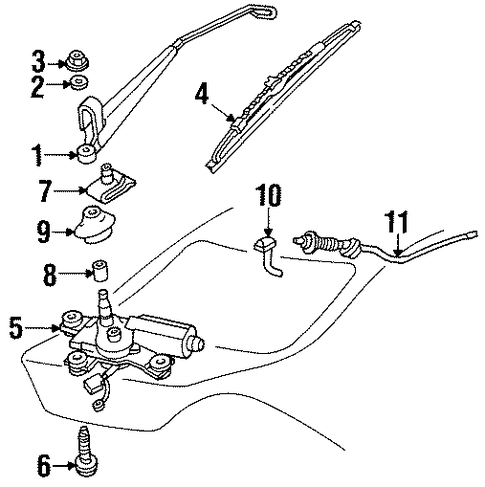 Cougar WIPER & WASHER COMPONENTS 2