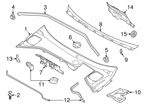 Cowl for 2012 Volvo S60 #0