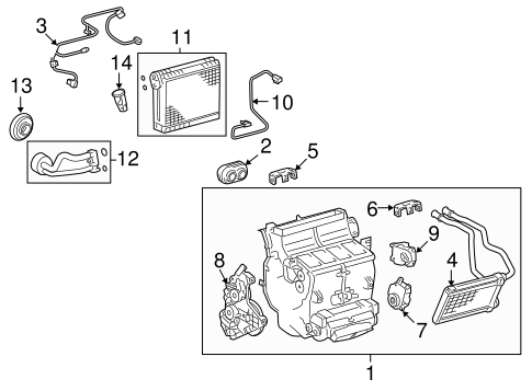 HVAC/CONDENSER, COMPRESSOR & LINES for 2015 Toyota Tundra #2