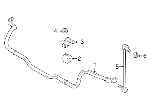 Front Suspension/Stabilizer Bar & Components for 2013 Ford Escape #1