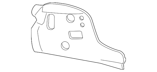 89024208 Деталь TAIL LAMP POCKET, LEFT