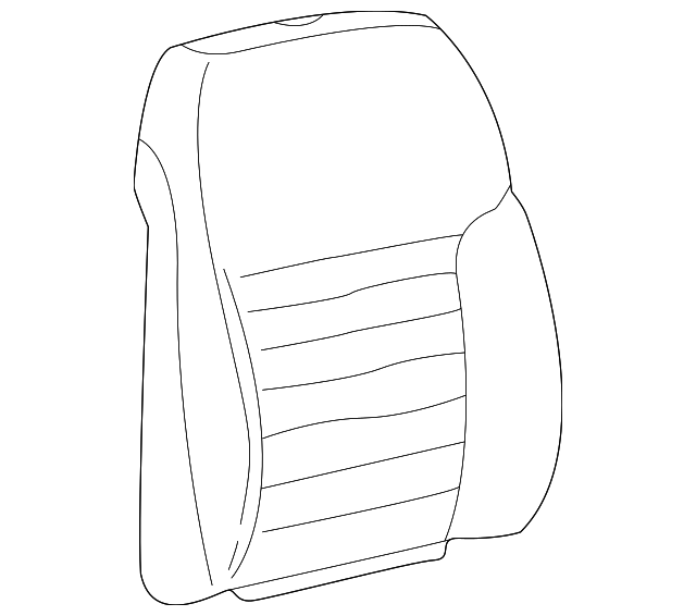 3R3Z6364416DAC Деталь SEAT BACK COVER, RIGHT
