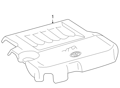 ENGINE/ENGINE APPEARANCE COVER for 2006 Toyota RAV4 #1