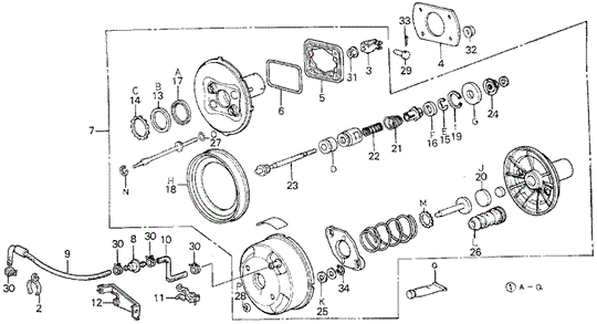 Master Power for 1984 Honda Civic #0