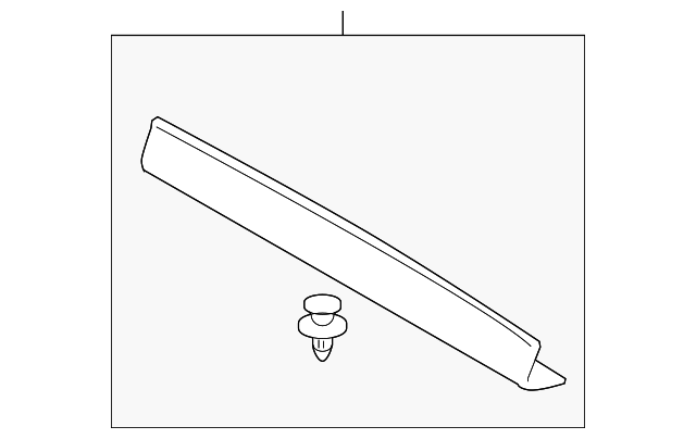 ERQ000091PVJ Деталь UPPER TRIM PANEL