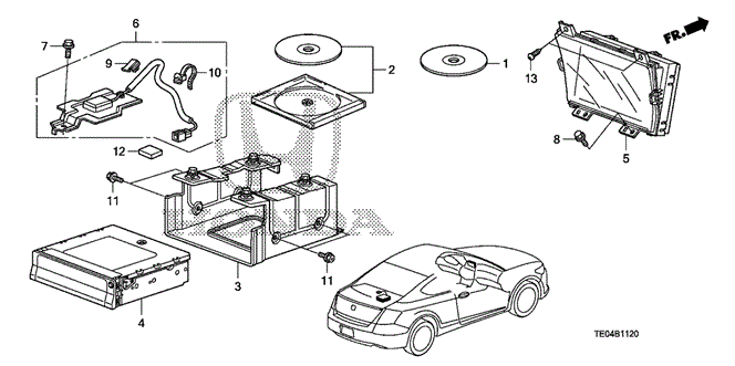 Electrical/Exhaust/Heater/Fuel/Navigation System for 2010 Honda ACCORD COUPE #1
