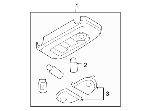 Body/Interior Lamps for 2007 Ford F-150 #1
