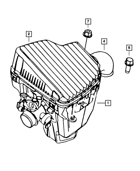 Air Cleaner for 2002 Dodge Neon #0