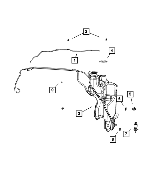 Wiper and Washer System for 2008 Dodge Ram 1500 #1