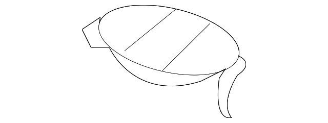 10391009 Деталь DEFOGGER GRILLE, RIGHT