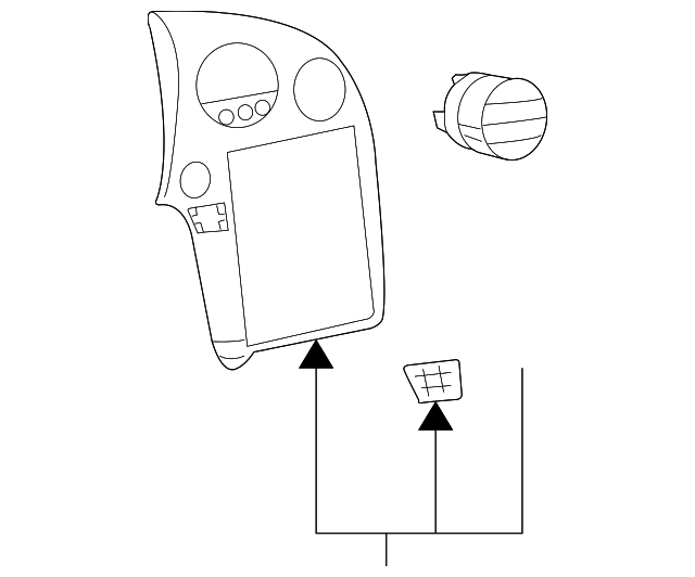 10340465 Деталь CENTER BEZEL