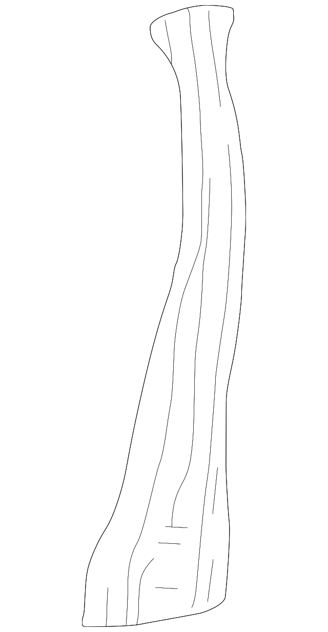 F6DZ-5424383-A Деталь PILLAR REINF, LEFT
