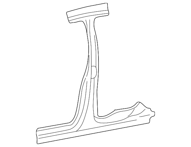 YF1Z-54211A10-AA Деталь CENTER PILLAR, RIGHT