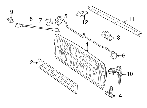 BODY/TAIL GATE for 2006 Toyota Tundra #3
