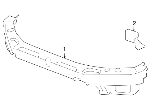 Aura RADIATOR SUPPORT