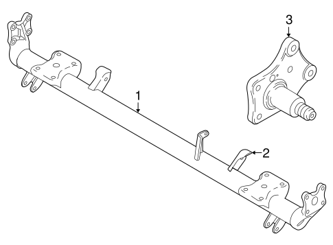 Transit Connect AXLE COMPONENTS
