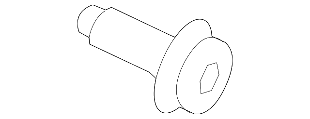 -W705250-S303 Деталь SEAT BELT ASSY BOLT, RIGHT