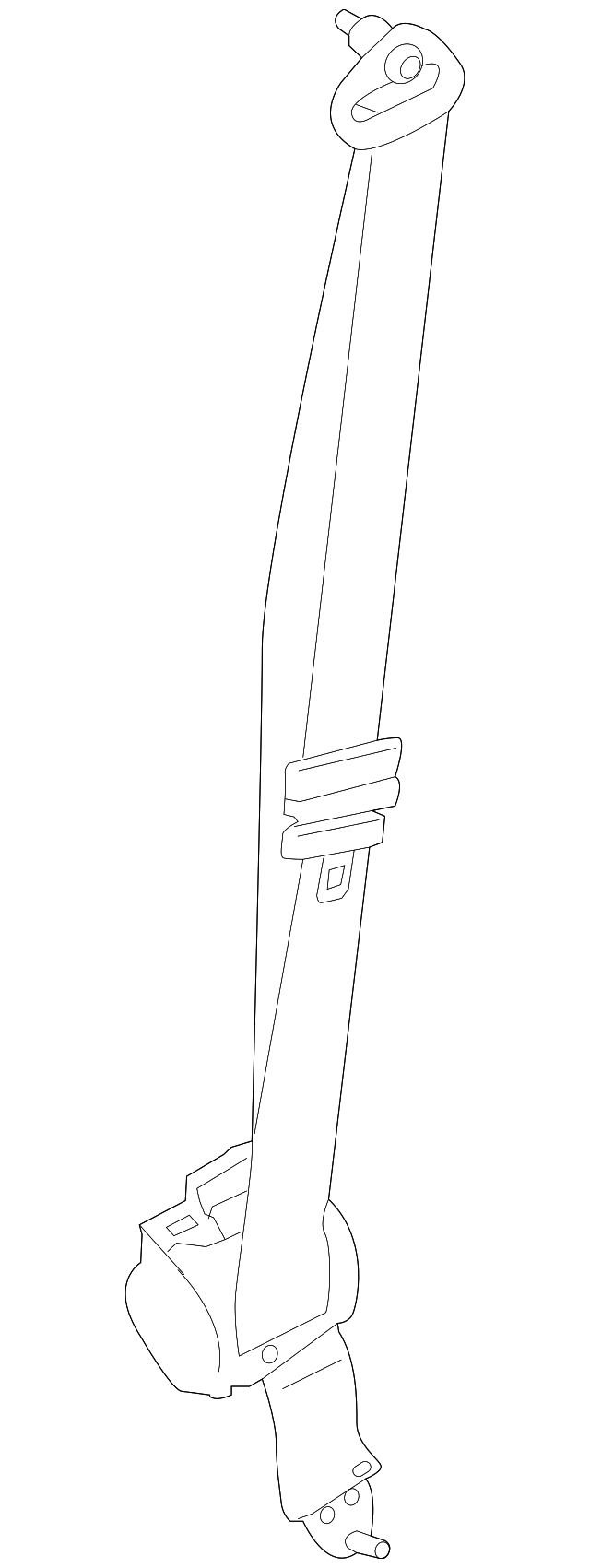 EK4Z-14611B08-HA Деталь SEAT BELT ASSY, RIGHT