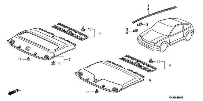 Clip, Roof Molding Clip, Roof Molding