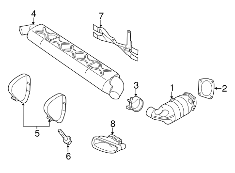 911 EXHAUST COMPONENTS