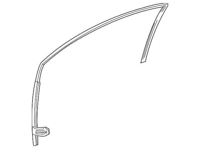 XW4Z5421597AA Деталь RUN CHANNEL, LEFT