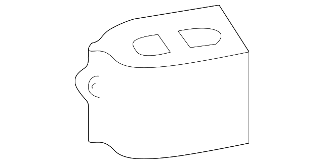BHY490020 Деталь RETAINER PLATE BUFFER, RIGHT