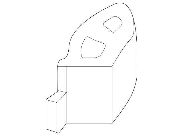BHY490030 Деталь RETAINER PLATE BUFFER, LEFT