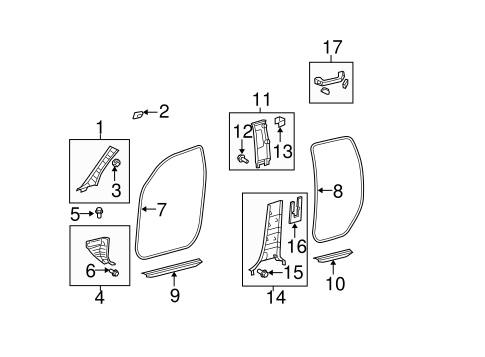 BODY/INTERIOR TRIM - CAB for 2009 Toyota Tundra #3
