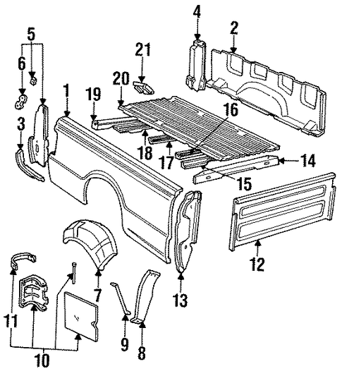 Ranger FLOOR - PICK UP BOX