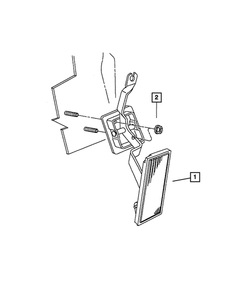 Accelerator Pedal for 2002 Dodge Stratus #0