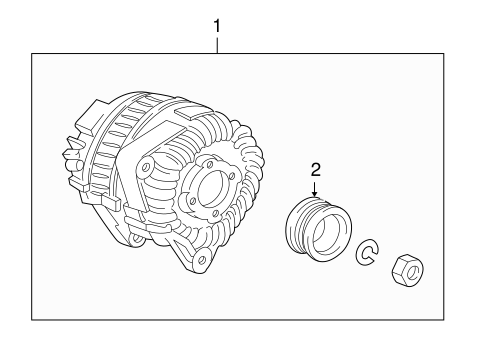 Alternator for 2002 Porsche 911 #0